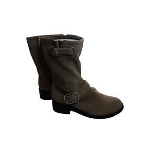 Vince Camuto Women's Wilan Riding Boots Foxy 03 Sz 6.5 Brown Suede NWOT